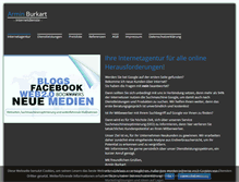 Tablet Screenshot of internetdienste-burkart.de